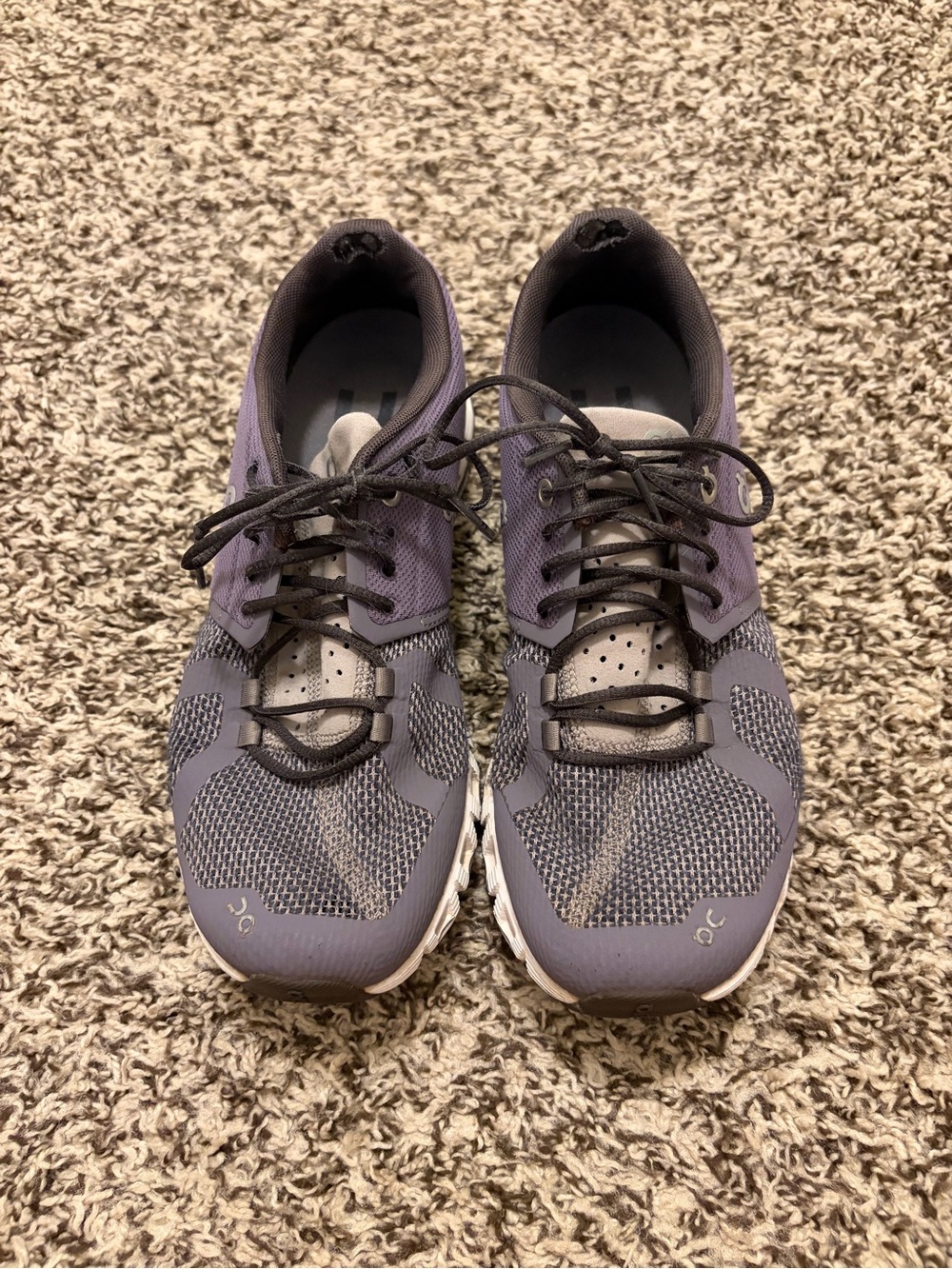 On Running Women's Purple On Cloud 5 Lace-Up Athletic Shoes